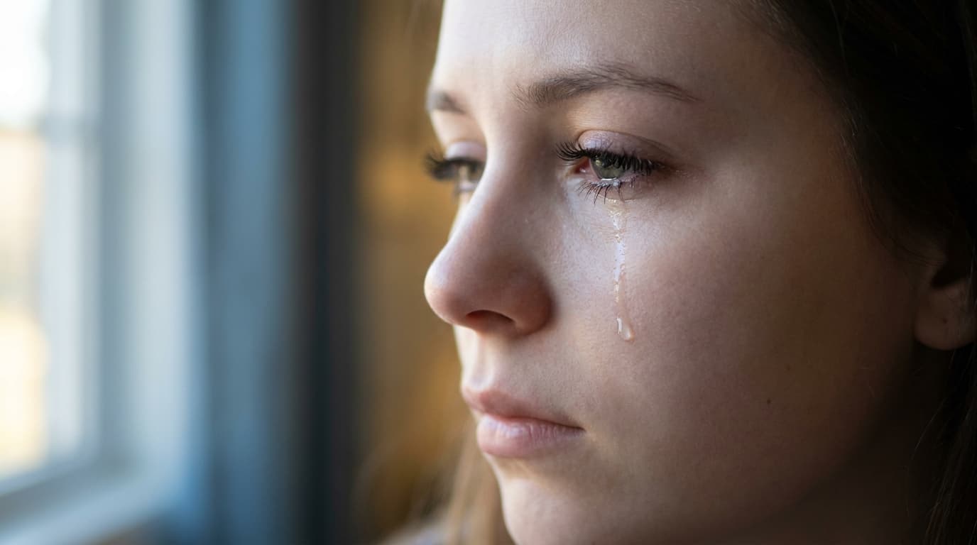 The Tear She Didn't Wipe